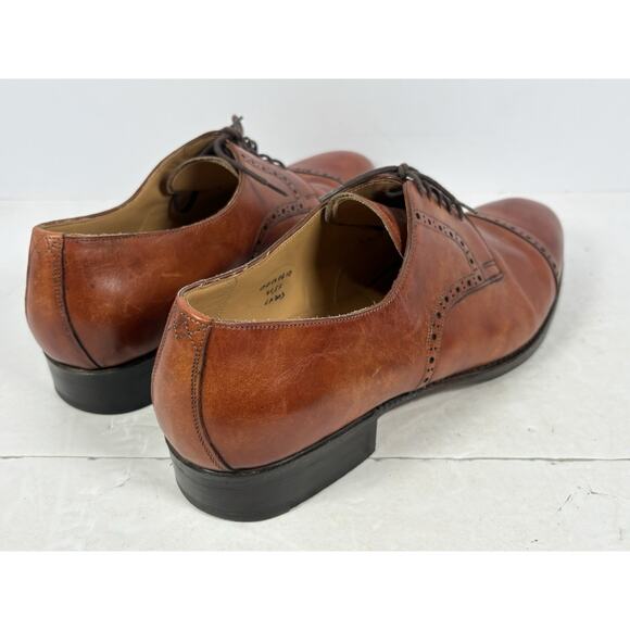 Vass 1978 shoes Budapest Oxford Cognac Handmade Men\'s Size 8.5 main image 7